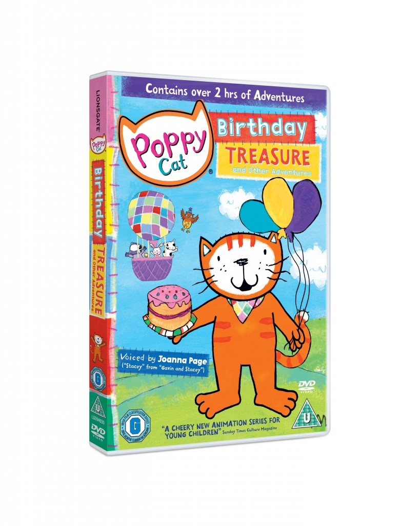 NEW Poppy Cat DVD ‘Birthday Treasure and Other Adventures’ - Cotswold Mum