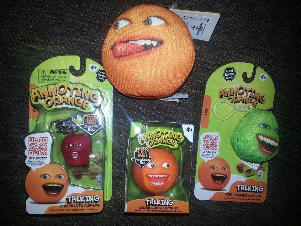 Annoying  Orange  Toys  now available for fans