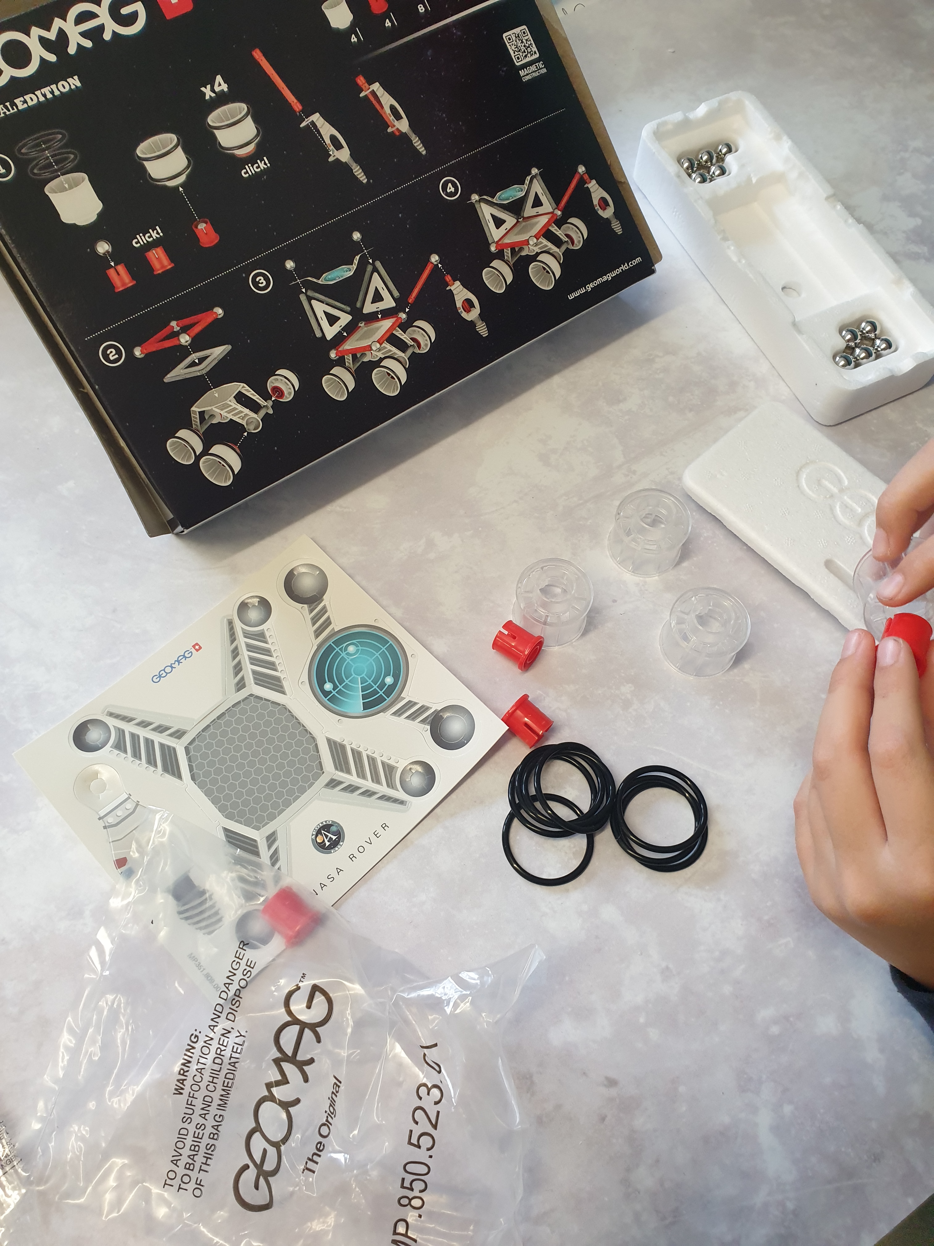 Review: GEOMAG Special Edition – NASA Rocket & Rover - Cotswold Mum